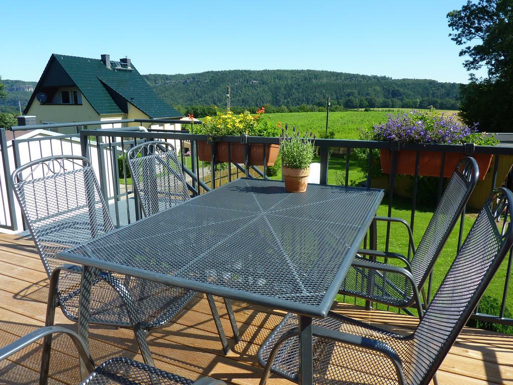 Apartament Ferienoase Lilienstein Rathmannsdorf Zewnętrze zdjęcie