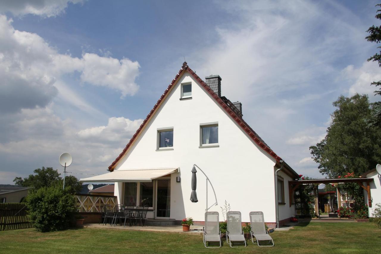 Apartament Ferienoase Lilienstein Rathmannsdorf Zewnętrze zdjęcie